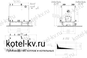 Чертеж котла КВ-0.47 РПК