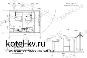 Котельная МКУ 400 с 2 котлами 2 категории